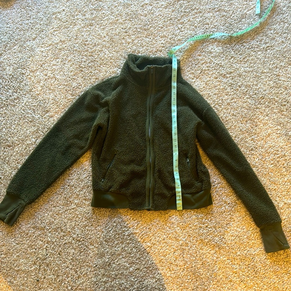 All in Motion Sherpa zip front jacket
